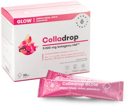 Aura Herbals Colladrop Glow Kolagen morski 5000 mg Aura Herbals Colladrop Glow Kolagen morski 5000 mg