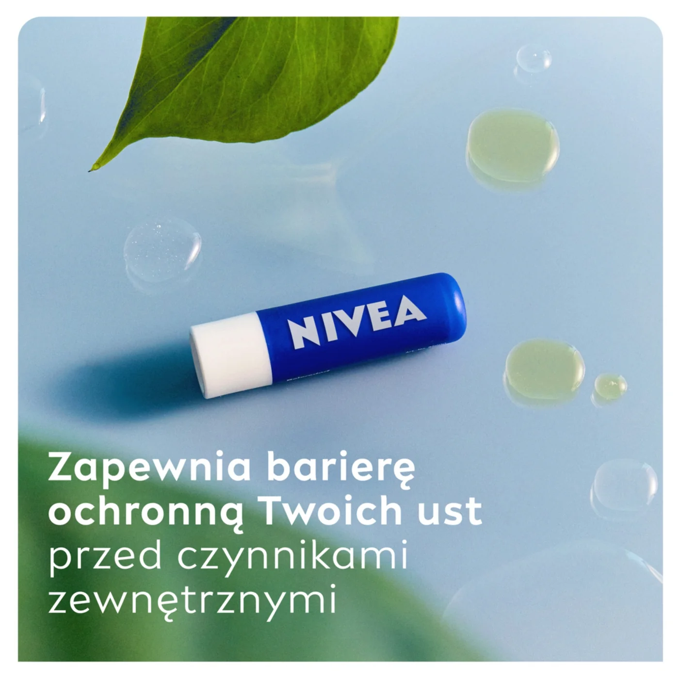 Nivea Original Care pielęgnująca pomadka do ust, 2 x 4,8 g