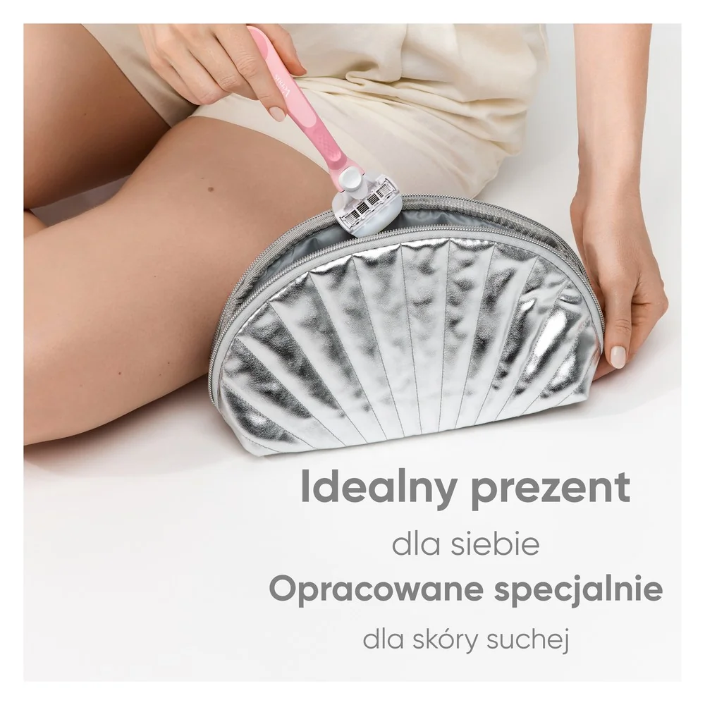 Gillette Venus ComfortGlide Miami Zestaw maszynka do golenia + 3 głowice + uchwyt prysznicowy