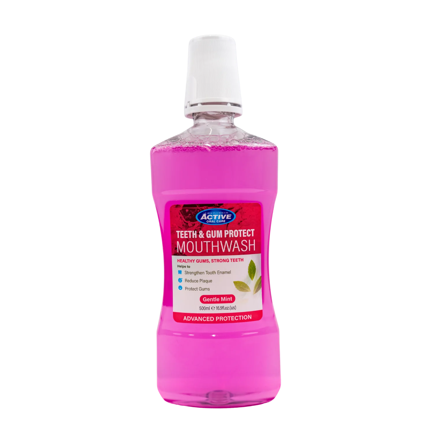 Beauty Formulas TEETH & GUM PROTECT płyn do płukania jamy ustnej, 500 ml
