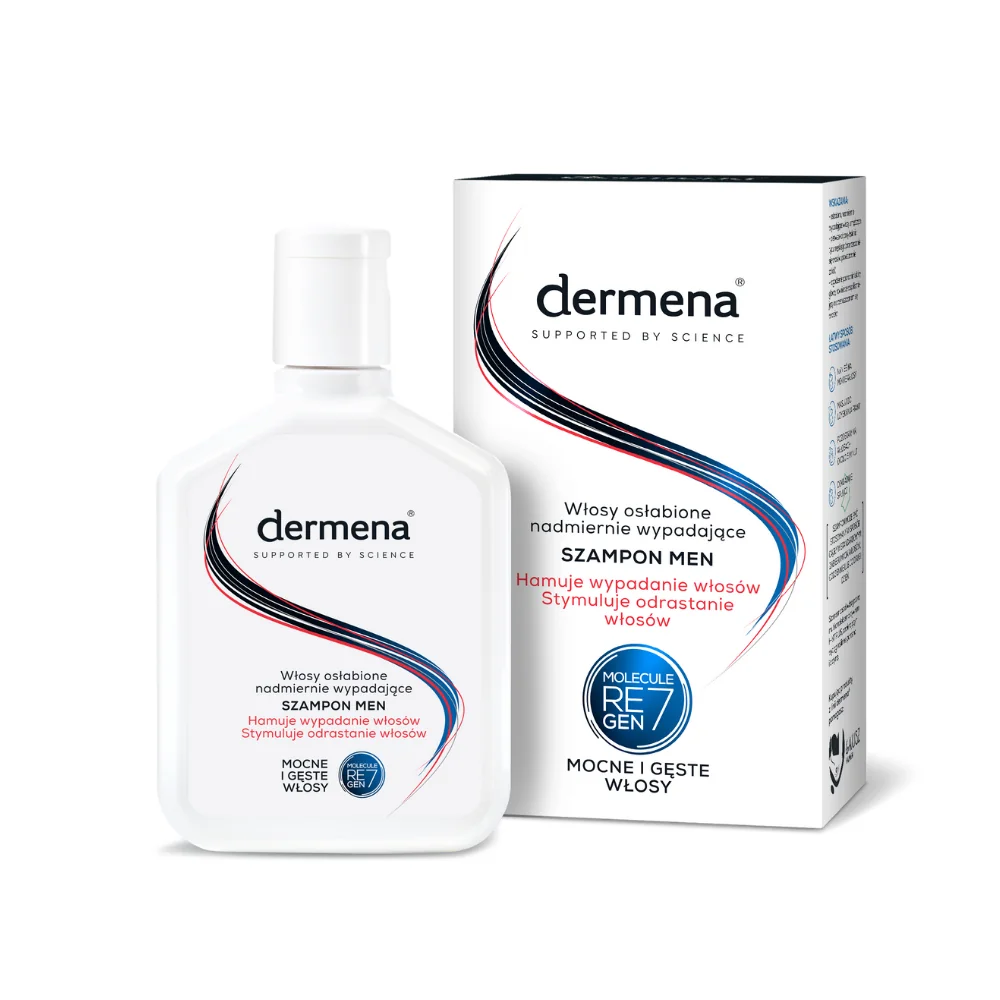 Dermena Men szampon dla mężczyzn hamujący wypadanie włosów, 200 ml