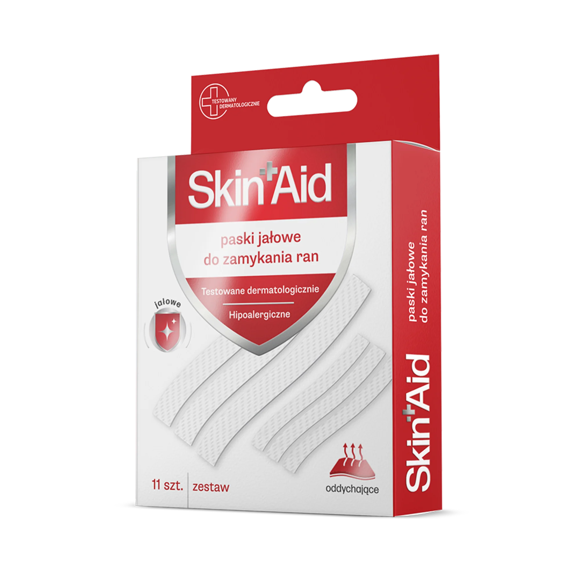 Skin Aid Paski jałowe do zamykania ran 11 sztuk