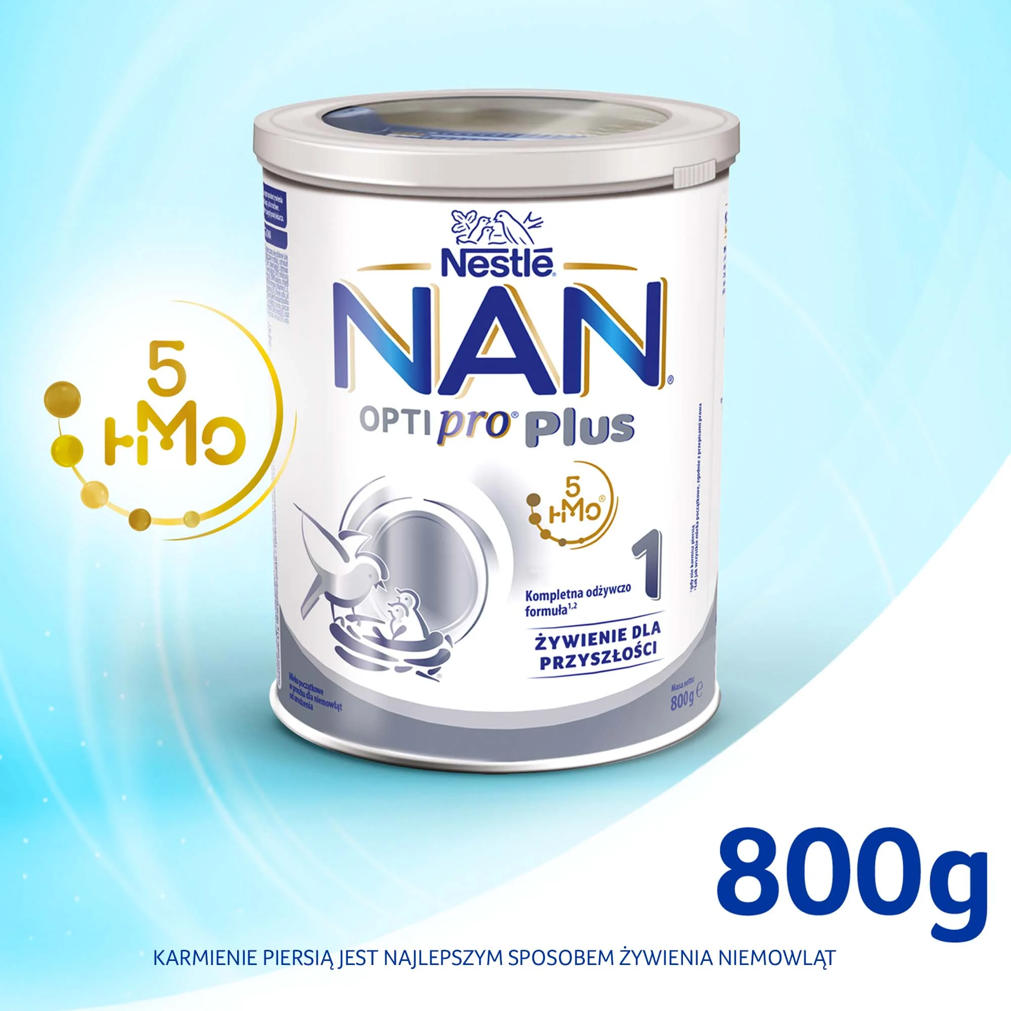 Nestle Nan Optipro Plus 1 HM-O mleko początkowe, 800 g