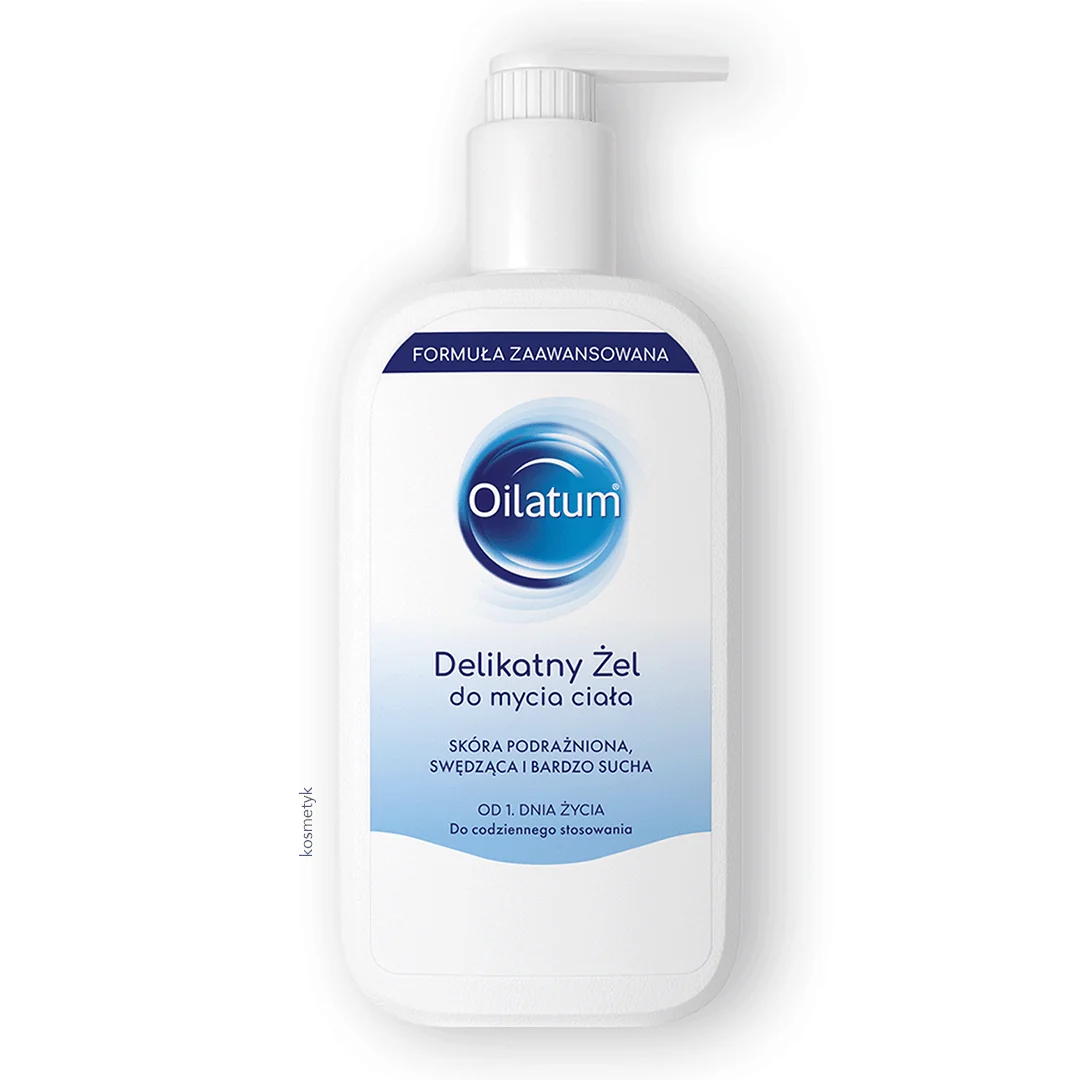 Oilatum Formuła Zaawansowana Delikatny żel do mycia ciała, 400 ml