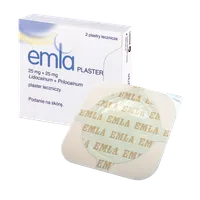 Emla Plaster, 0,025 g + 0,025 g, 2 plastry lecznicze