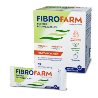 Fibrofarm błonnik rozpuszczalny, 15 saszetek