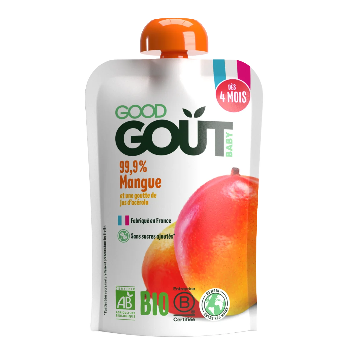 Good Gout BIO mango od 4 miesiąca życia, 120 g