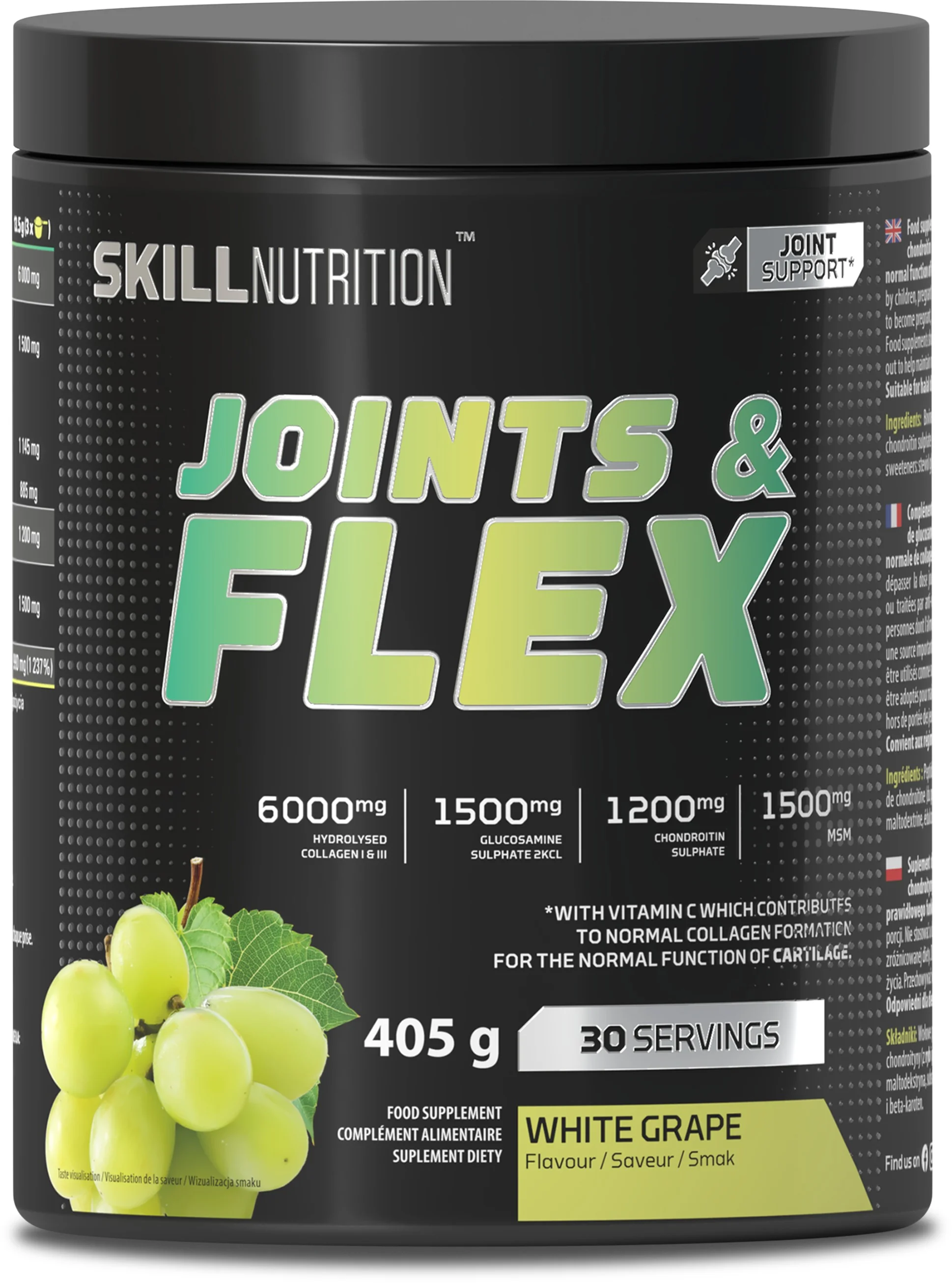 Skill Joints & Flex winogrono, proszek, 405g