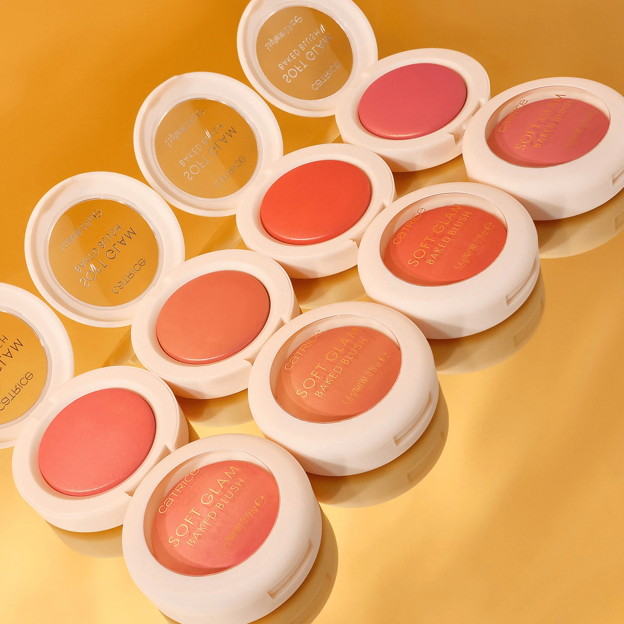 CATRICE Soft Glam Baked Blush róż wypiekany 010 On Cloud Pink, 5,6 g