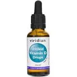 Viridian Viridikid, witamina D dla dzieci, suplement diety, 30 ml