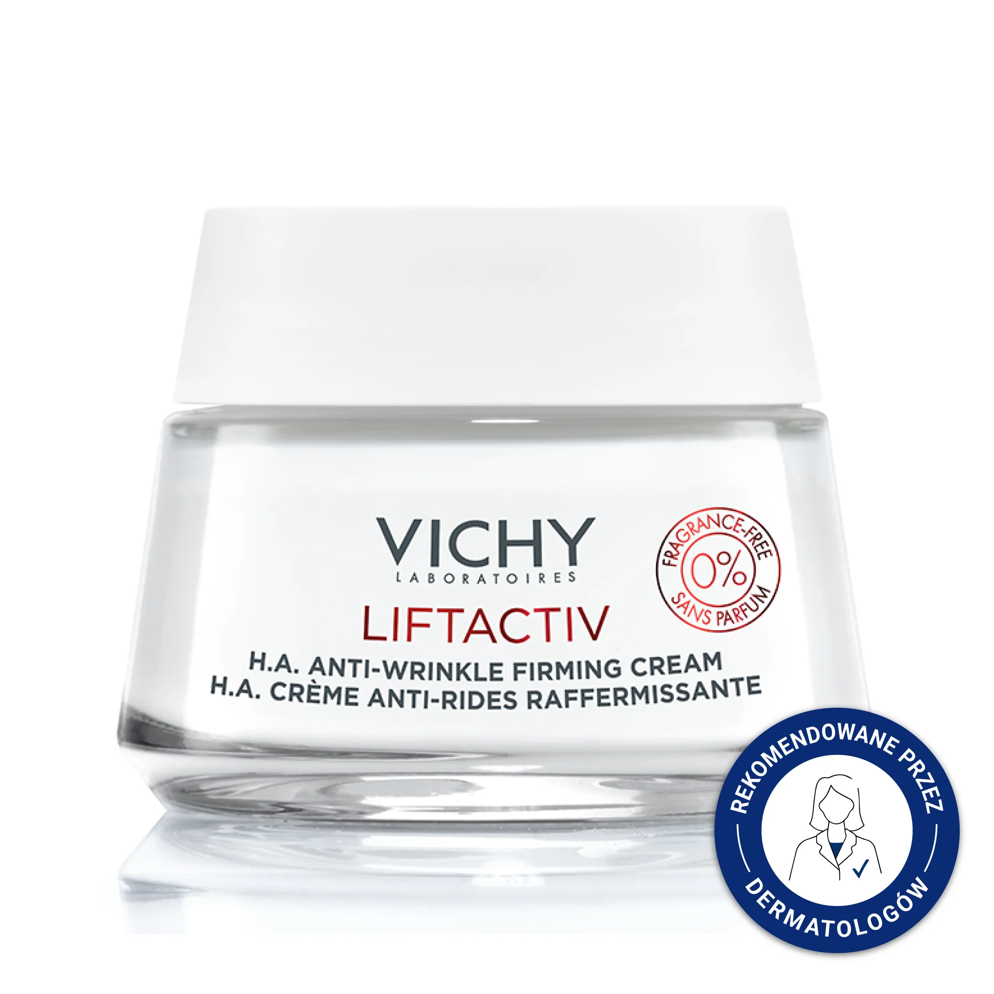 Vichy Liftactiv H.A., Krem przeciwzmarszczkowy na dzień, bezzapachowy, 50 ml