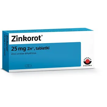 Zinkorot, 25 mg, 50 tabletek 