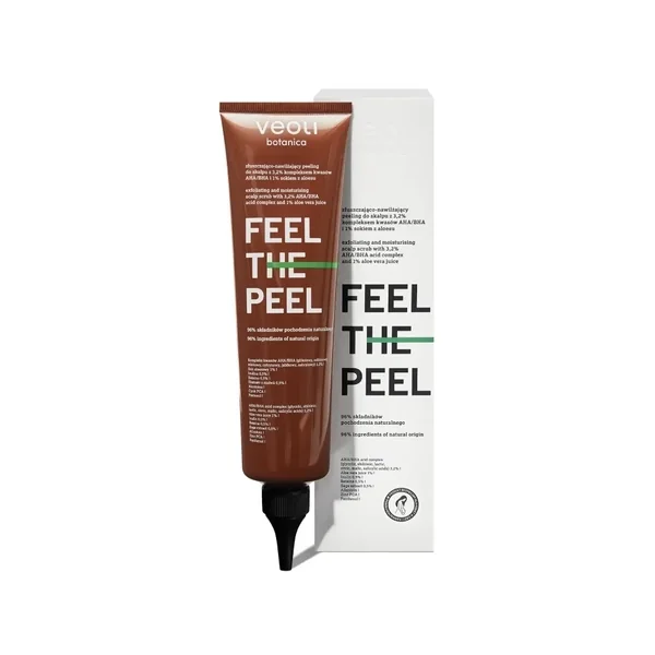 Veoli Botanica Feel The Peel złuszczająco-nawilżający peeling do skalpu, 150 ml