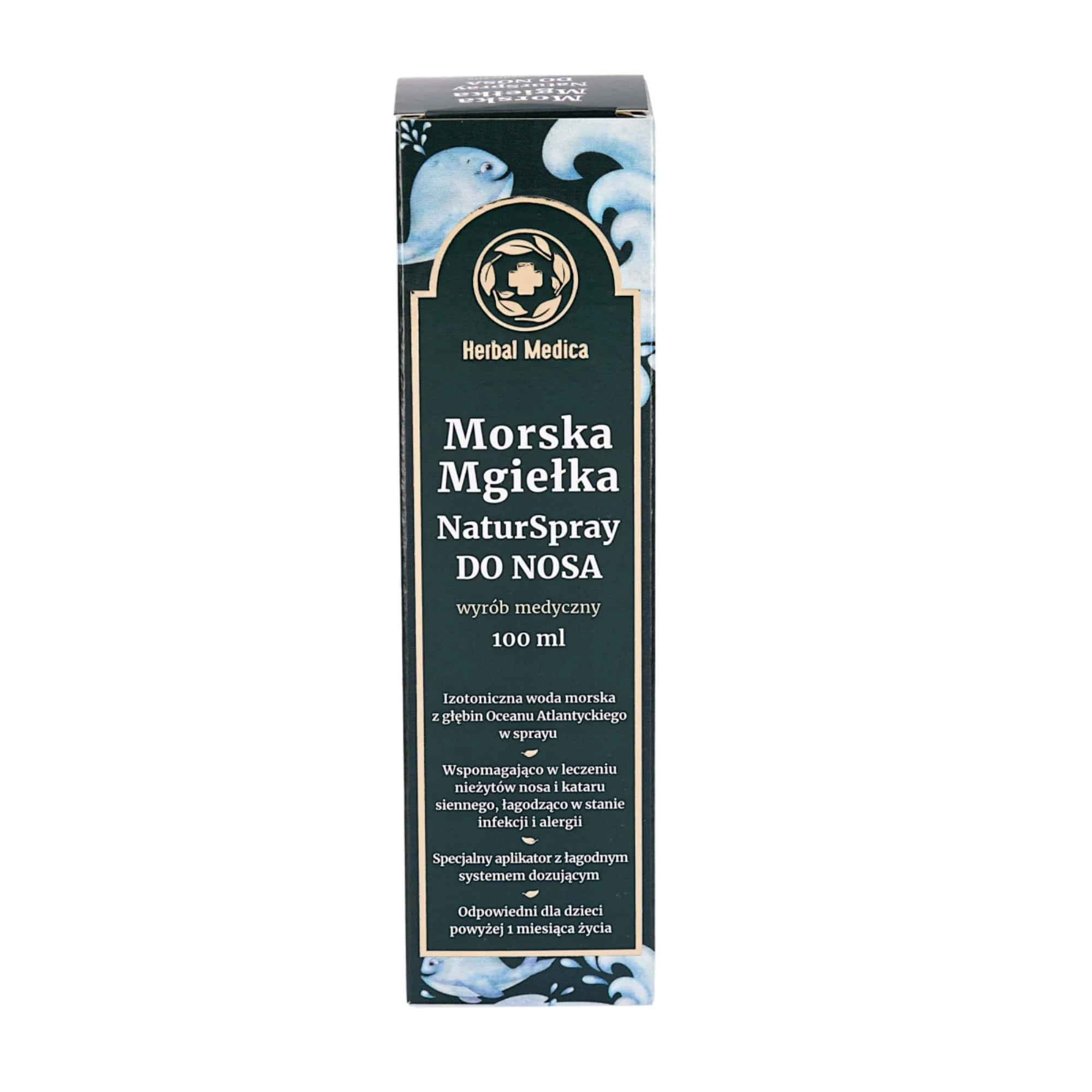Herbal Medica Naturspray morska mgiełka do nosa, 100 ml