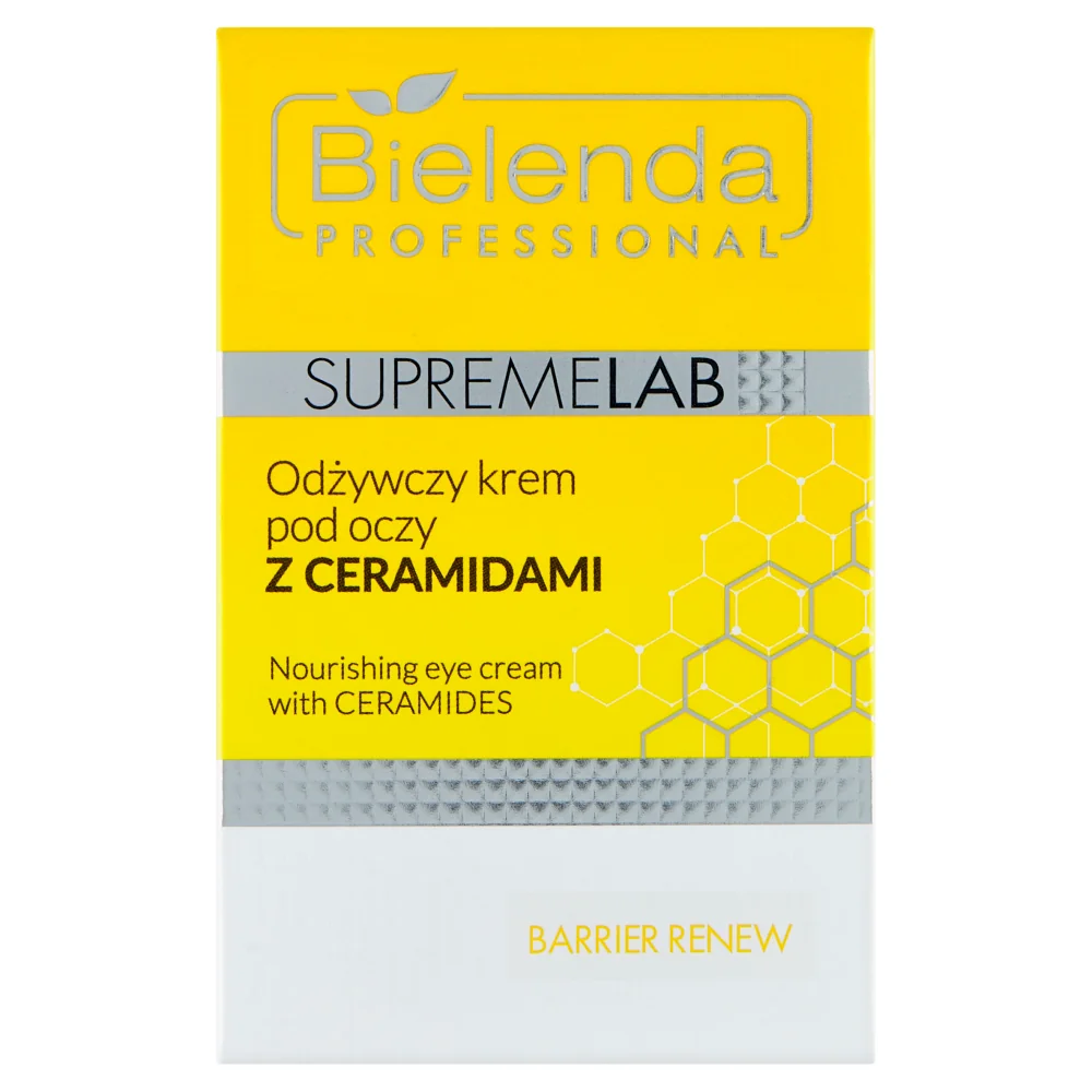 Bielenda Professional SupremeLab odżywczy krem pod oczy z ceramidami, 15 ml