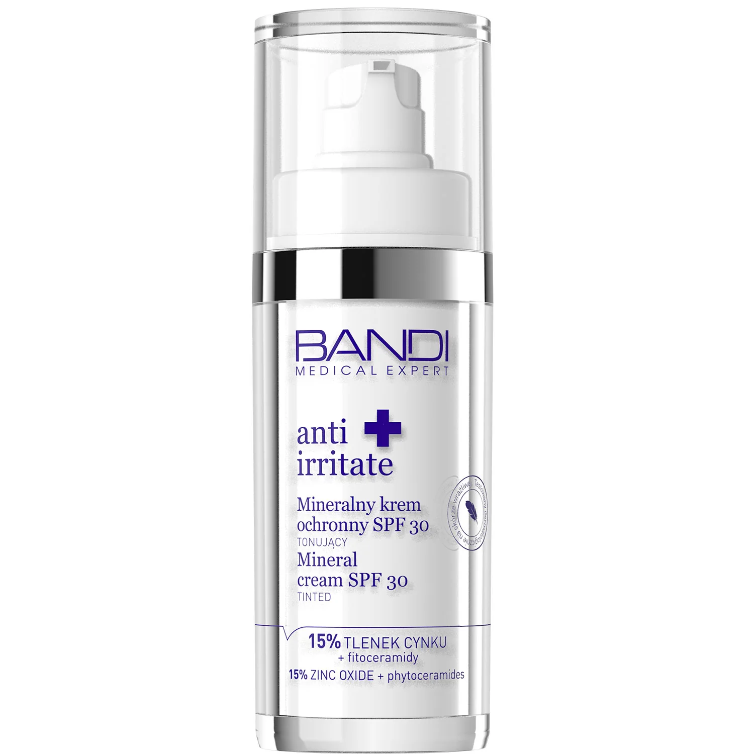 BANDI Anti Irritate mineralny krem ochronny SPF 30, 30 ml