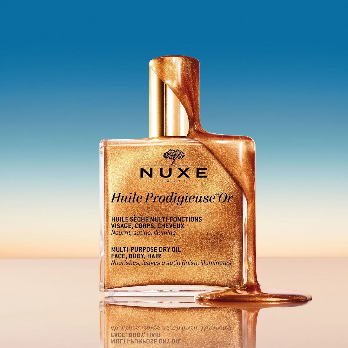 Nuxe Huile Prodigieuse OR, suchy olejek o wielu zastosowaniach ze złotymi drobinkami, 50 ml 