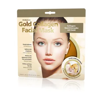 Equalan GlySkinCare Gold Collagen, maska kolagenowa ze złotem, 1 sztuka 