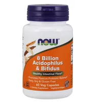 Now Foods Acidophilus Bifidus, suplement diety, 60 kapsułek