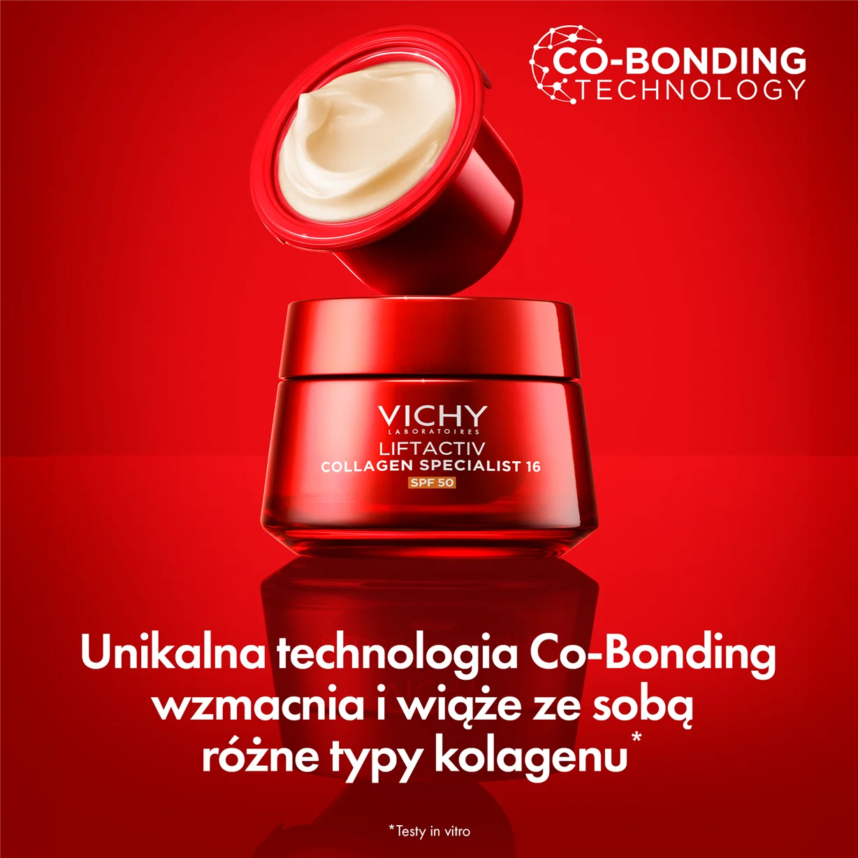 Vichy Liftactiv Collagen 16 SPF 50 krem, wkład uzupełniający, 50 ml