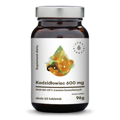 Aura Herbals, Kadzidłowiec, suplement diety, 600 mg, 96 g