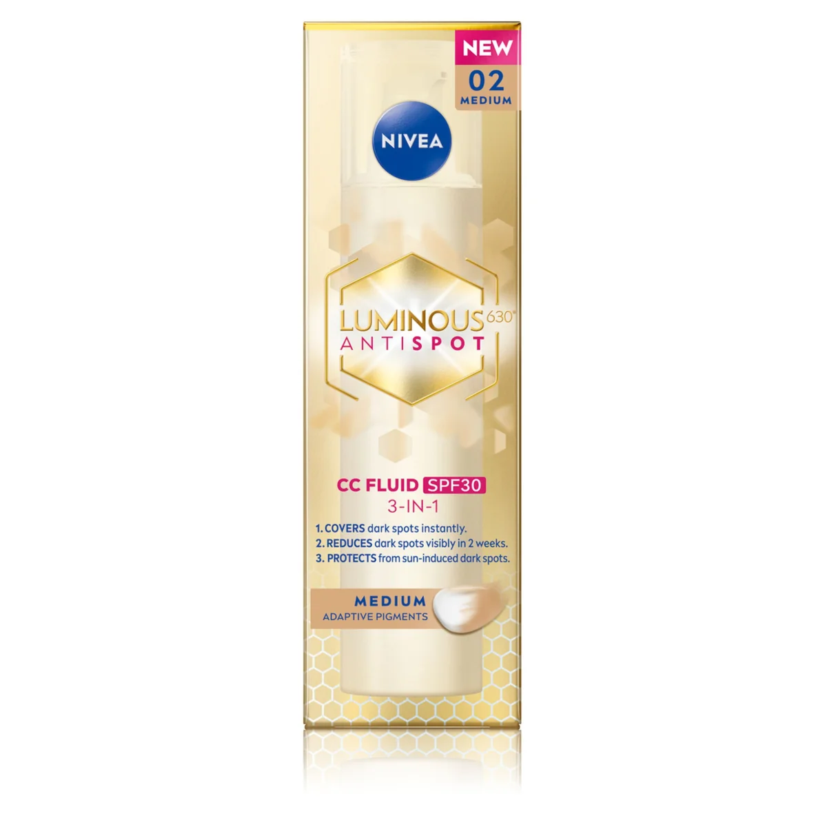 Nivea Luminous630 krem CC do twarzy SPF 30 medium, 40 ml