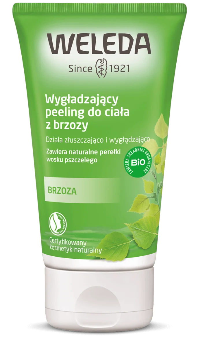 Weleda wygładzający peeling do ciała z brzozy, 150 ml