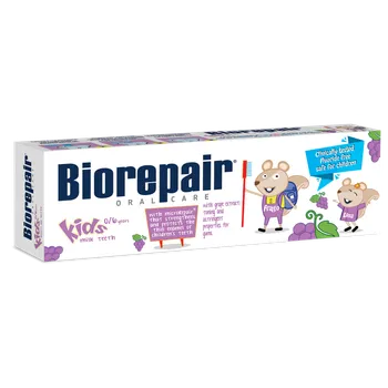 Biorepair Junior Kids pasta do zębów dla dzieci (0 - 6 lat), winogrona, 50 ml 