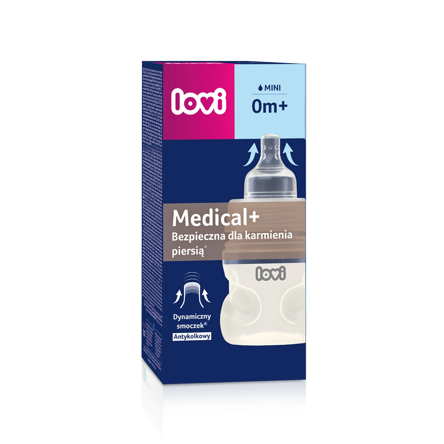 Lovi Medical+ butelka do karmienia 0 m+ 21/565, 150 ml
