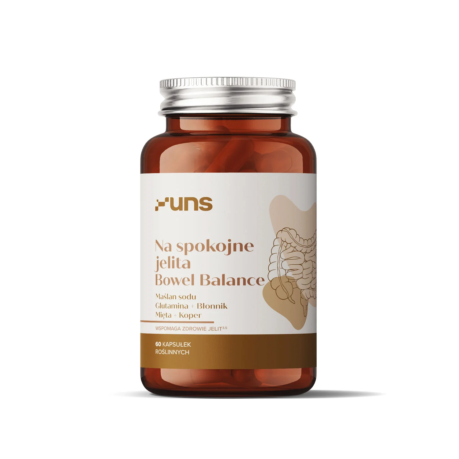UNS Na spokojne jelita Bowel Balance 60 wege kapsułek