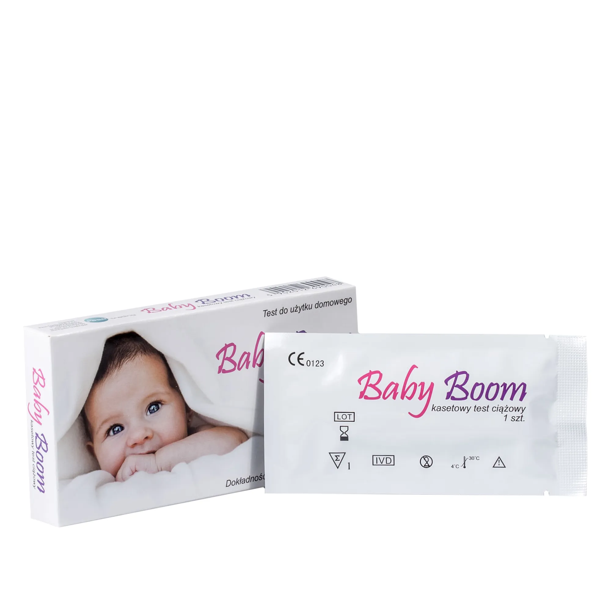Baby Boom test ciążowy kasetowy, 1 szt. 