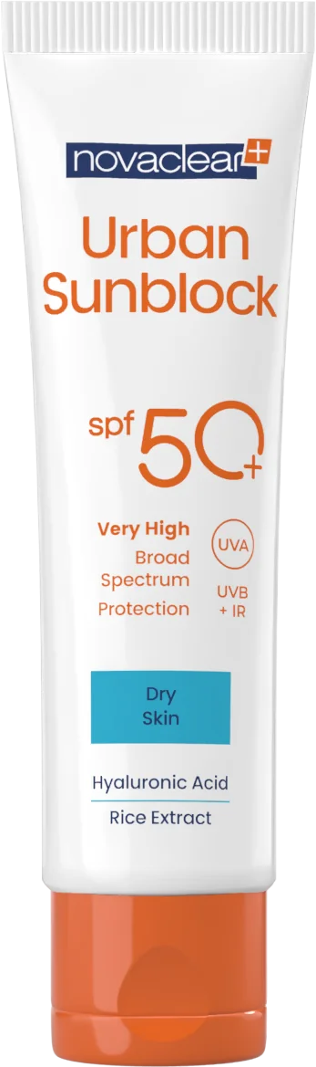 Novaclear Urban Sunblock krem ochronny do twarzy SPF 50+, 40 ml