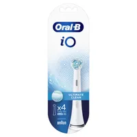 Oral-B iO Ultimate Clean White Alabaster końcówki wymienne do szczoteczki elektrycznej, 4 szt.