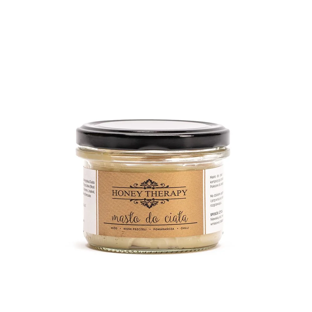 Honey Therapy masło do ciała z miodem, woskiem, pomarańczą, chili, 140 g