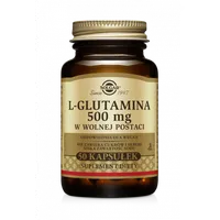 Solgar L-Glutamina, suplement diety, 50 kapsułek
