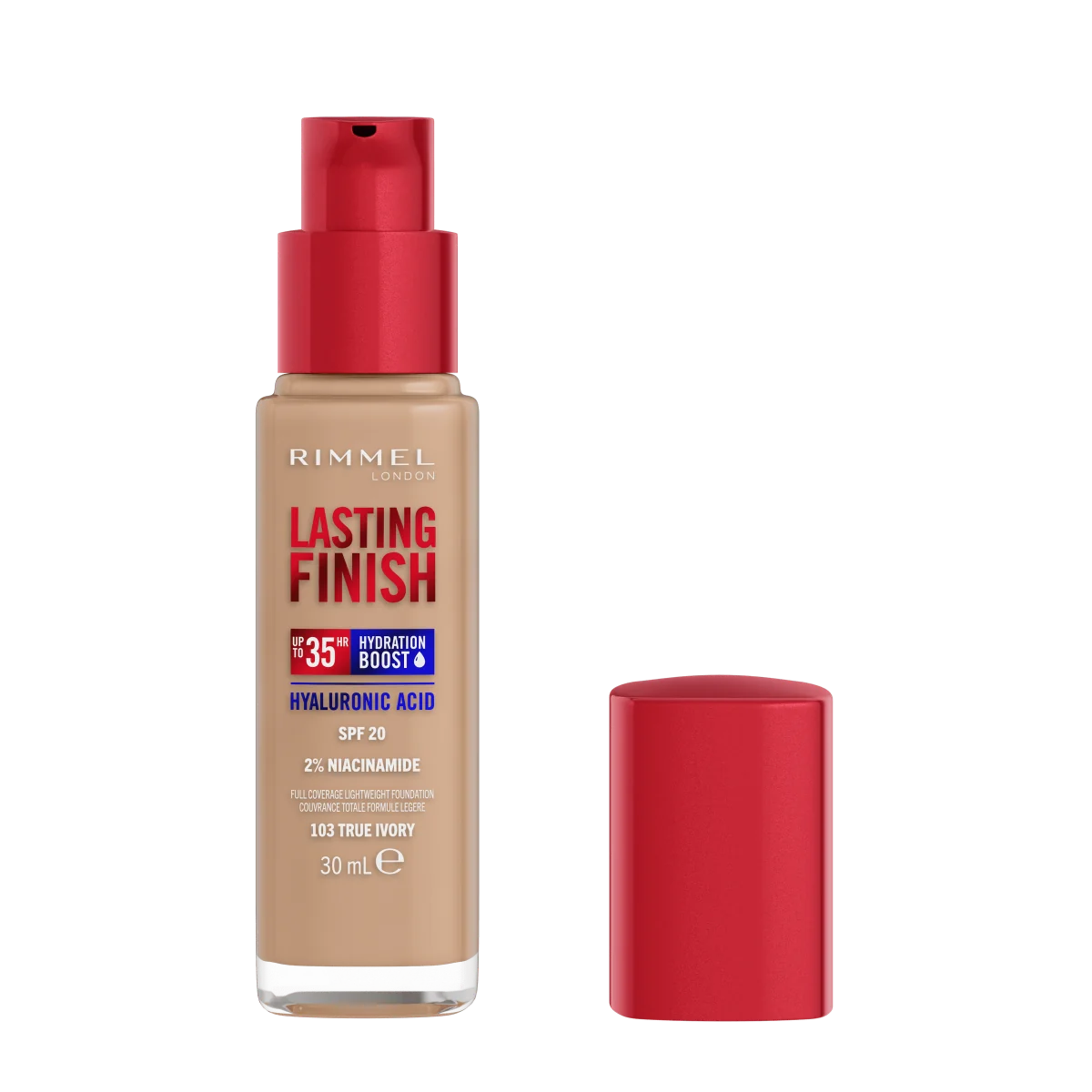 Rimmel Lasting Finish Foundation podkład do twarzy nr 103 True Ivory, 30 ml