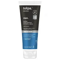 Tołpa Dermo Men Face&Head, peeling przed goleniem do twarzy i głowy, 100 ml