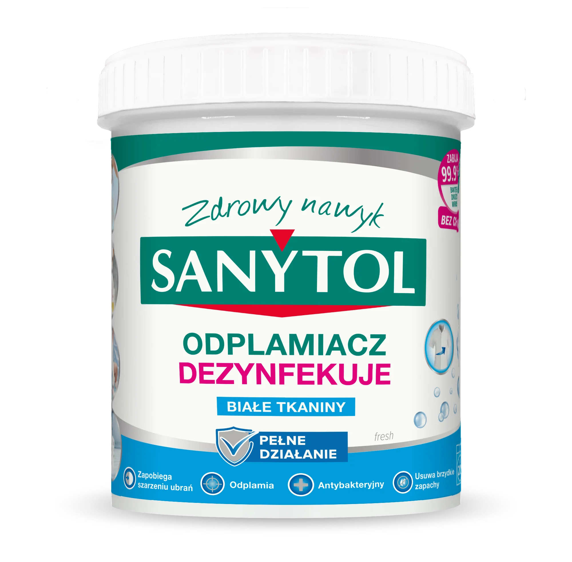 Sanytol odplamiacz białe tkaniny, 450 g