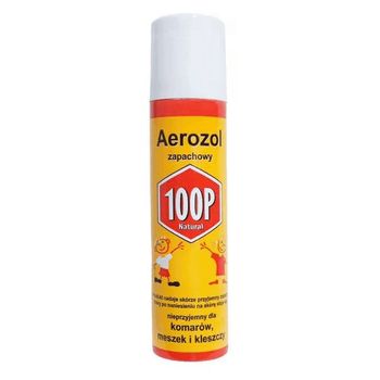 100P, aerozol ochronny przeciw komarom, meszkom i kleszczom, 75 ml 