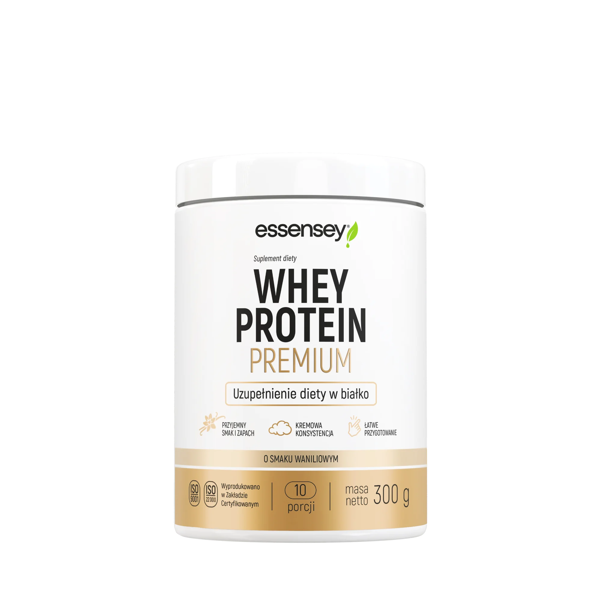 Essensey Whey Protein Premium o smaku waniliowym, proszek, 300 g