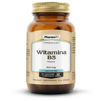 Premium Witamina B3 Pharmovit, suplement diety, 60 kapsułek