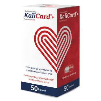 Kalicard+, suplement diety, 50 kapsułek twardych 