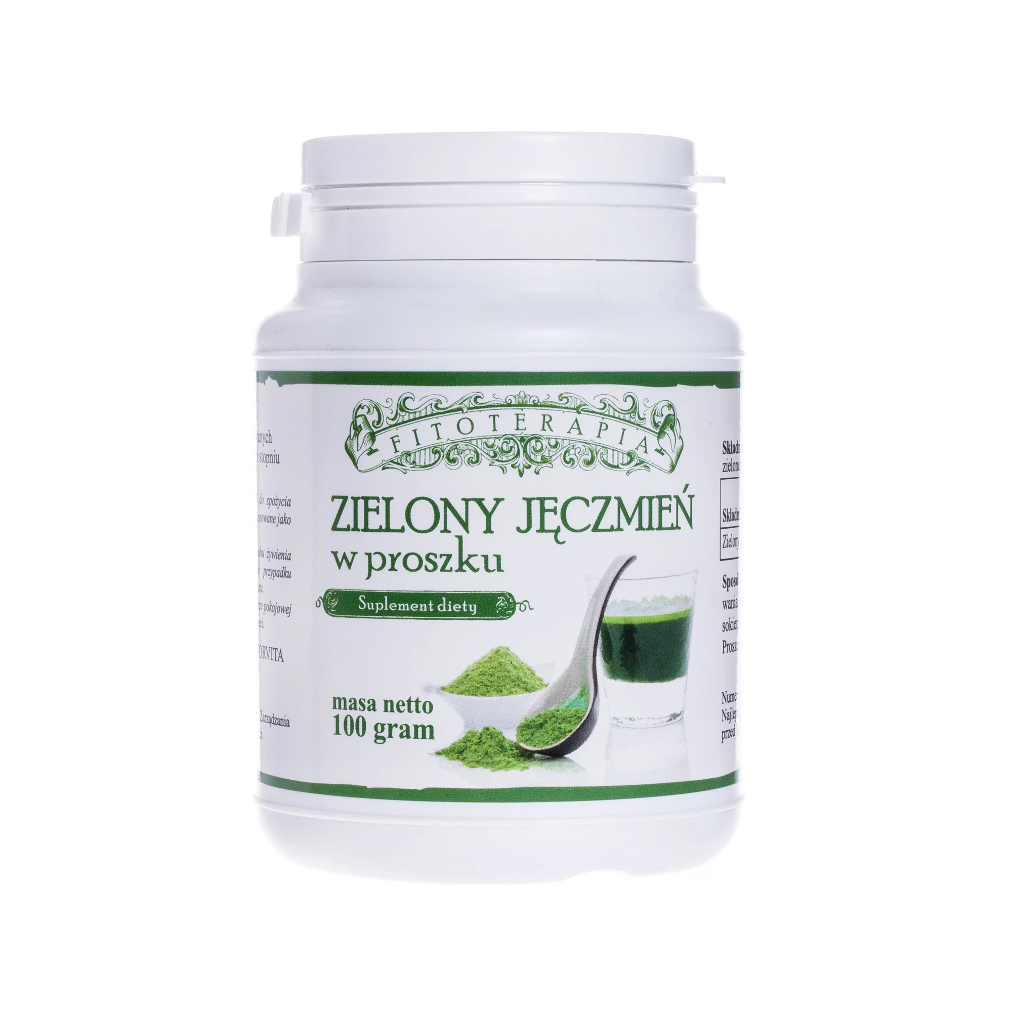 Gorvita zielony jęczmień w proszku, 100 g