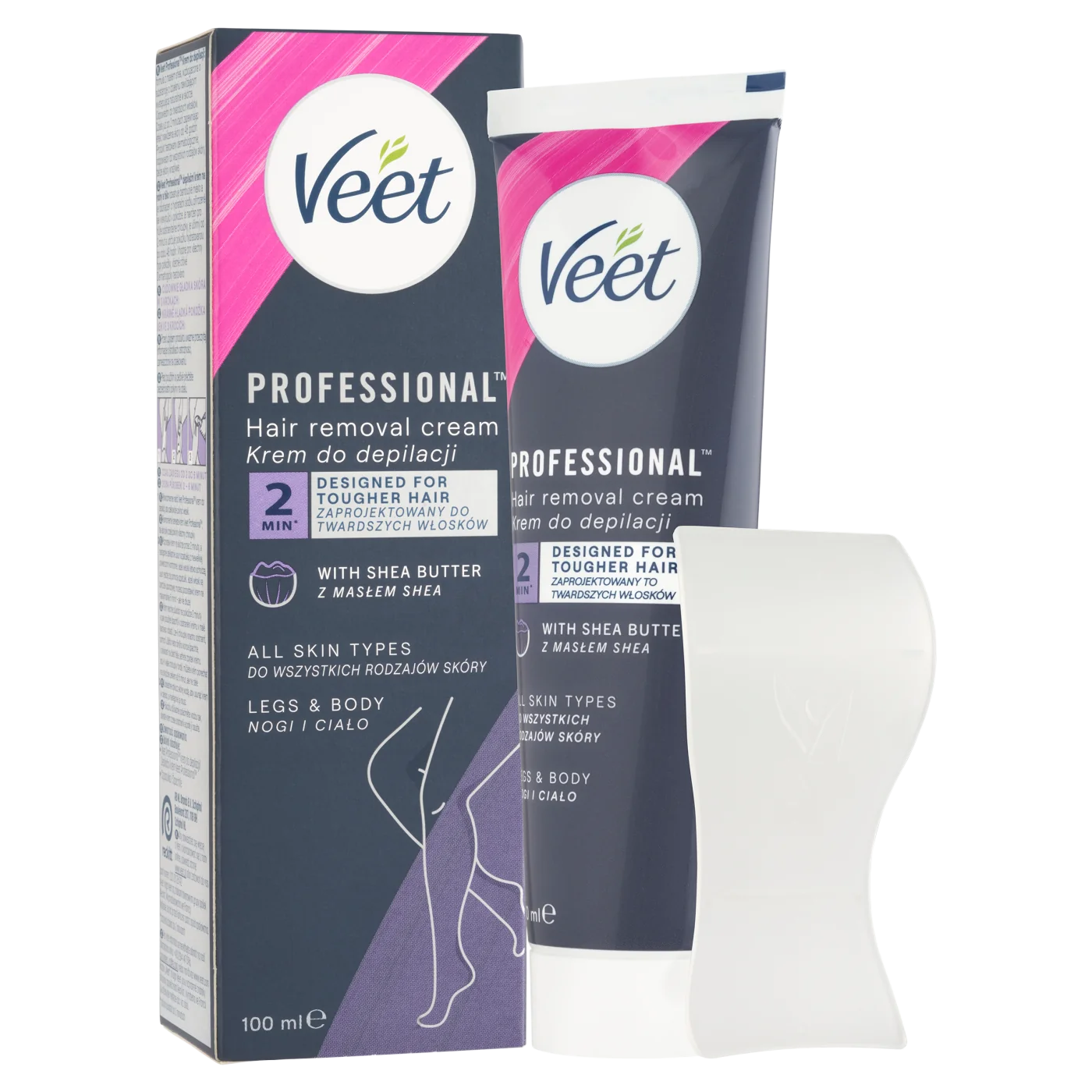 Veet Professional krem do depilacji z masłem shea, 100 ml