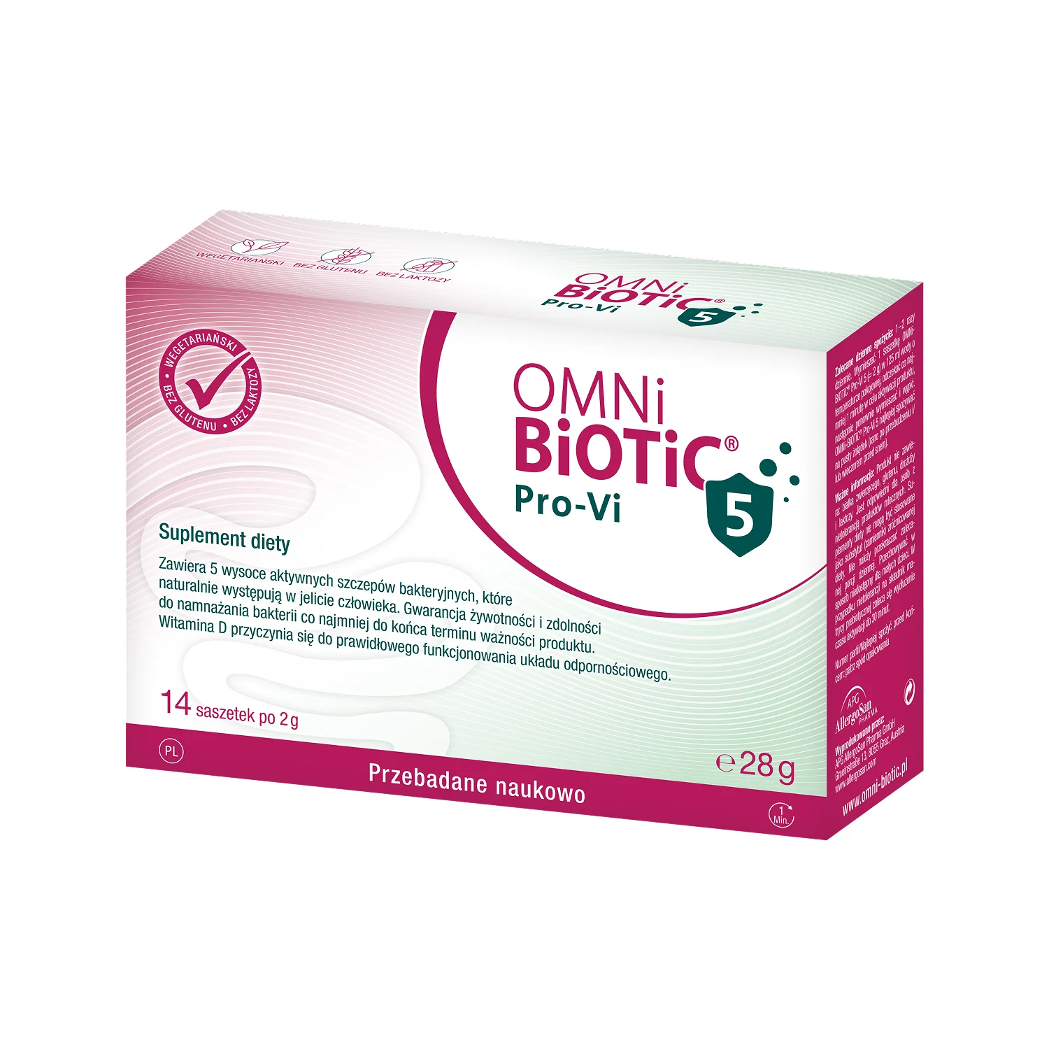 OMNi-BiOTiC® Pro-Vi 5 suplement diety, proszek w saszetkach, 14 szt. x 2 g