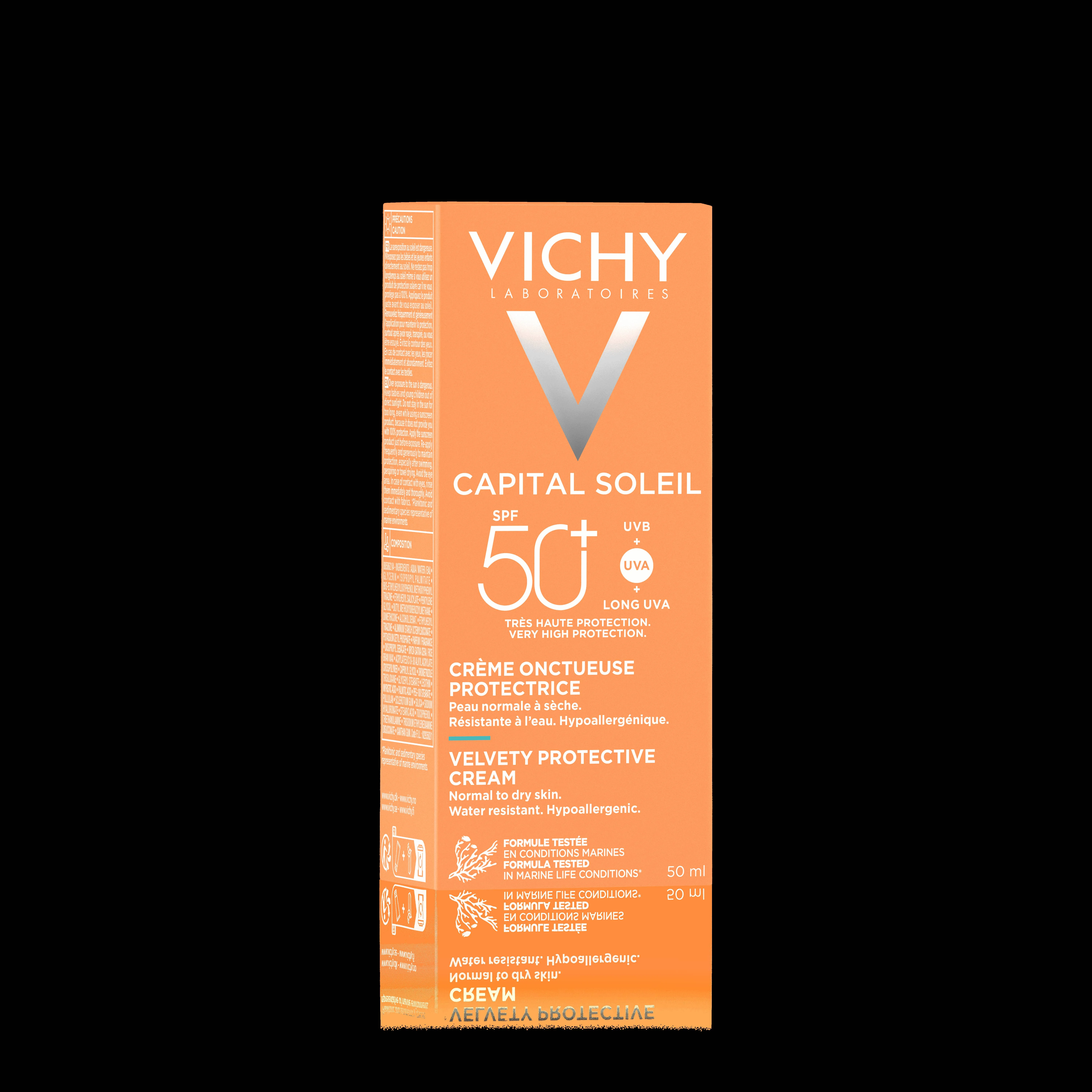 Vichy Capital Soleil, Krem aksamitny SPF50+, 50ml