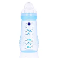 MAM, butelka Baby Bottle, ze smoczkiem o średnim przepływie, powyżej 2 miesiąca, 270 ml