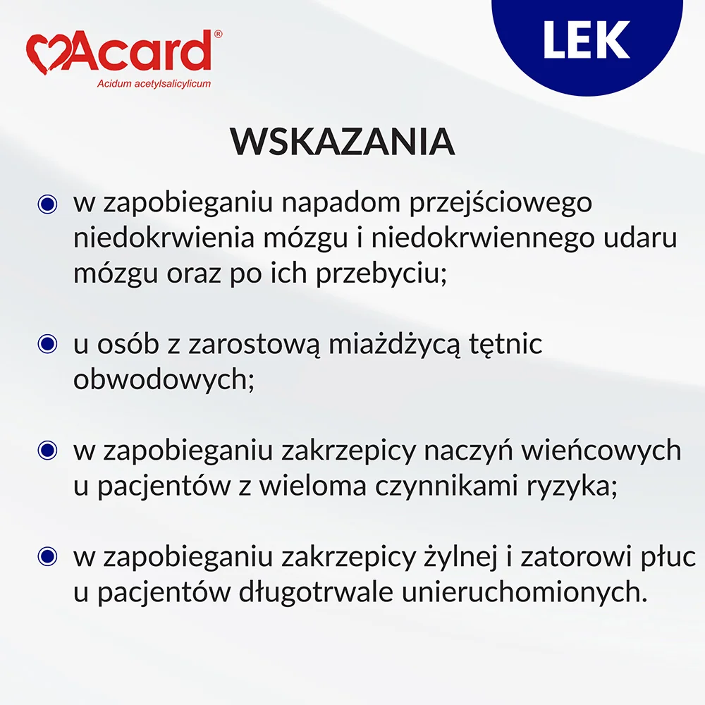 Acard 150 mg 60 tabletek