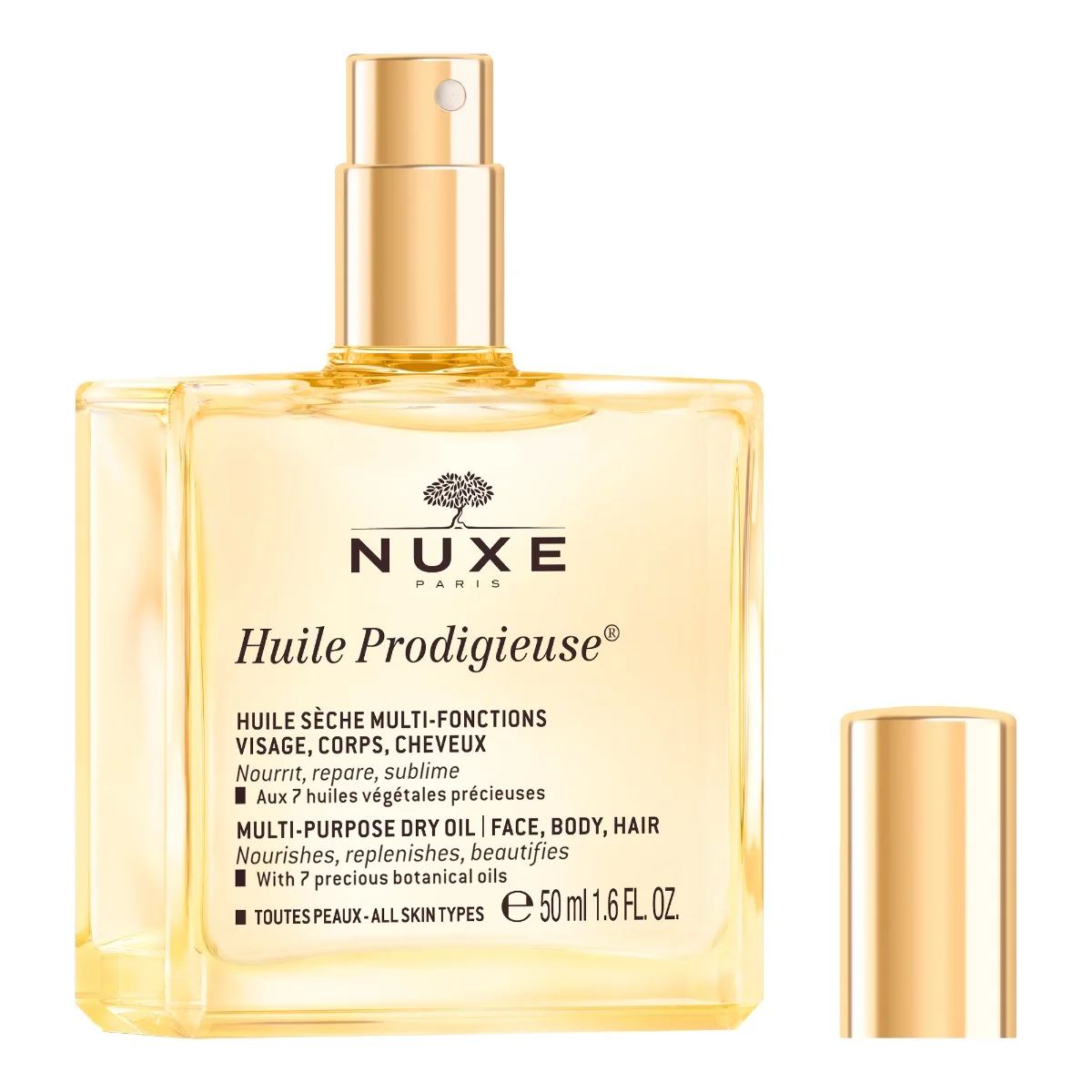 Nuxe Huile Prodigieuse Suchy olejek do ciała, twarzy i włosów, 50 ml