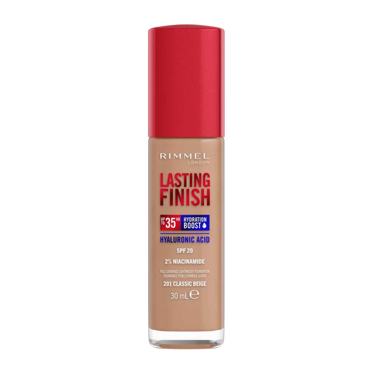 Rimmel Lasting Finish Foundation Podkład do twarzy nr 201 Classic Beige, 30 ml
